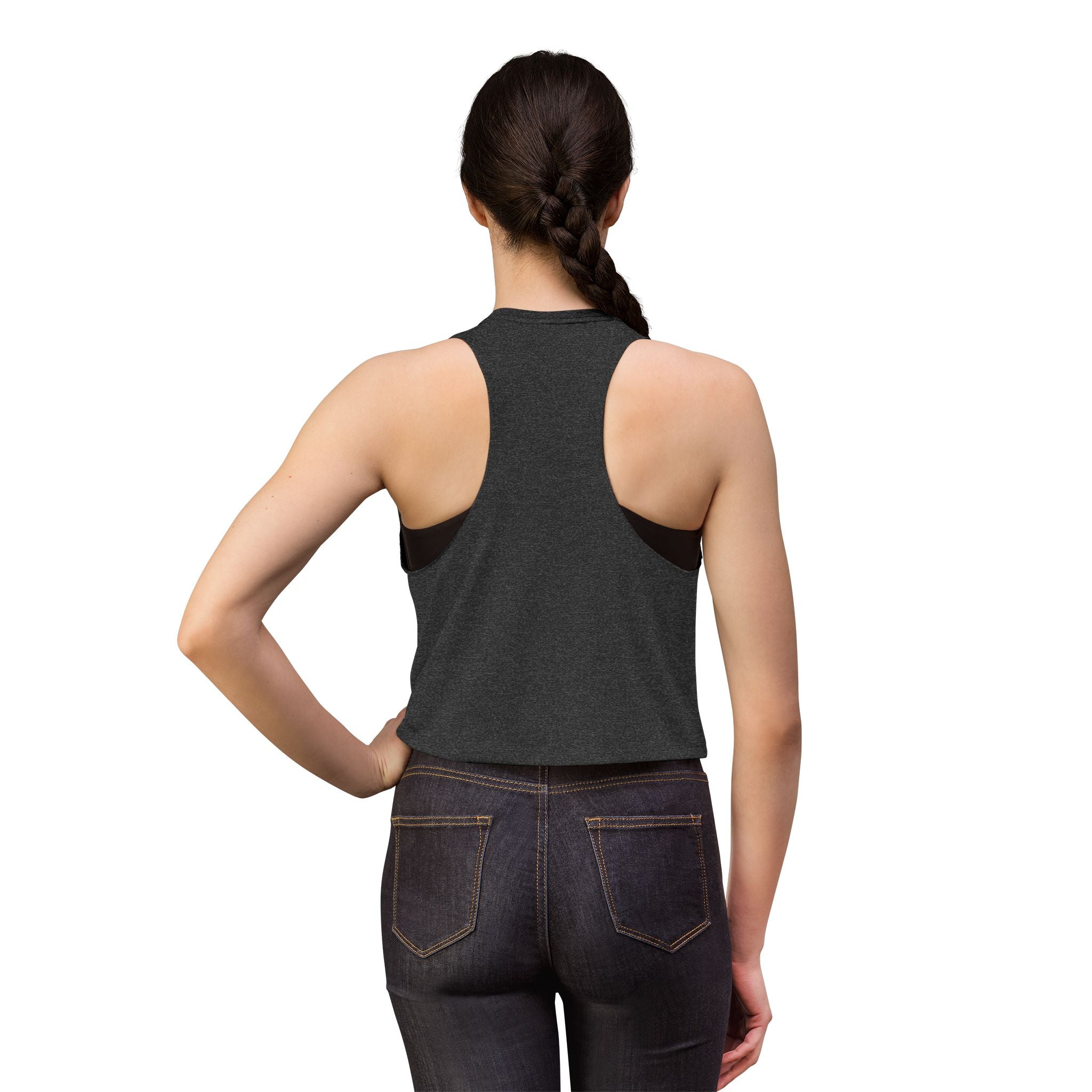 Crop Top — "Oh Look! Nobody Gives a Shit" Retro Graphic